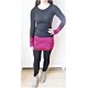 Rock 34/36 Upcycling Weinrot Pink Cacheur  E*