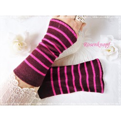Stulpen Bordeaux Pflaume