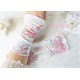 Damen Pulswärmer Armstulpen Stretch Weiß Rosa Hochzeit E*
