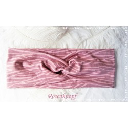 Haarband Stirnband Pink Fuchsia Rosa Knoten Stirnband Jersey Turban Stretchband Geblümt Geschenk E+K