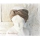 Haarband Stirnband Altrosa Knoten Stirnband Jersey Turban Stretchband Geschenk  E+K