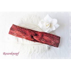Haarband Stirnband Rostorange Elastisch Damen Geschenk  K