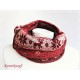 Schlupfschal Loop Damen Rostrot Ivory Unikat  E*
