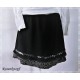 Rock Schwarz Gr.40 A-Linie Halblang EK*