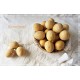 Ostereier Watteeier helles Ocker Vintage