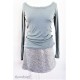 Damenrock Cacheur Grau Pailletten Unikat 38 E*
