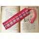 Lesezeichen Rot Grau Herren Upcycling