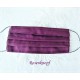 Maske Bordeaux Mundbedeckung Unisex Kochfest