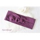 Damen Haarband Stirnband Bordeaux Violett Jersey E*