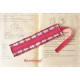 Lesezeichen Rot Grau Herren Upcycling