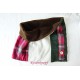 Schlupfschal Herrenloop Beige Rostorange Upcycling  E K
