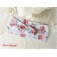 Damen Haarband Stirnband Ivory Hellblau Rot *
