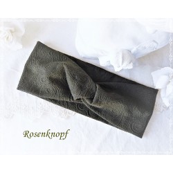 Haarband Stirnband Petrol Unikat Knoten Stirnband Stretchband Turban Elastisch Geschenk  E+K