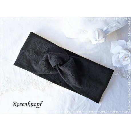 Haarband Stirnband Petrol Unikat Knoten Stirnband Stretchband Turban Elastisch Geschenk  E+K