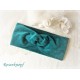 Haarband Stirnband Bandeau Petrol Feincord E*