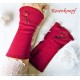Damen Armstulpen Rot Pulswärmer Stretch E*
