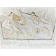 Clutch Tasche Weiß Ivory Hochzeit Vintage E*