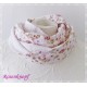 Loop Schal Weiß Rosa Hochzeit E*