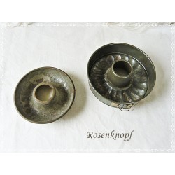 Kuchenformen Puppenküche Weißblech ~1900 Spielzeug  E*