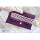 Clutch Abendtasche Lila Rosa