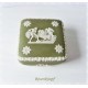 Wedgwood Dose Olivgrün Ivory Vintage E*