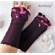 Damen Armstulpen Bordeaux Pink Pulswärmer Walk E*