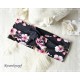 Haarband Stirnband Bandeau Petrol Rosa E*
