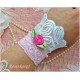 Armband Brautschmuck Rosa Weiß