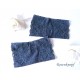Armstulpen Jeansblau Spitze Pulswärmer EK*