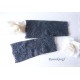 Armstulpen Jeansblau Spitze Pulswärmer E*