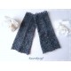 Armstulpen Jeansblau Spitze Pulswärmer E*