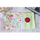 Handy-Etui Stoff Paisley Hellgrün