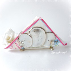 Serviettenhalter Versilbert Shabby Quist Vintage  E*