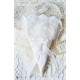 Stoff Spitztüte KARO Rosa Weiß Aufbewahrung Textil