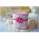 Stoffkorb Utensilo Rosa Grün Paisley