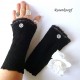 Damen Pulswärmer Armstulpen Walk Schwarz E*