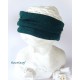 Haarband Stirnband Petrol Unikat Knoten Stirnband Stretchband Turban Elastisch Geschenk  E+K