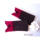 Damen Pulswärmer Armstulpen Walk Bordeaux Aubergine E*