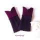 Damen Pulswärmer Armstulpen Walk Bordeaux Aubergine E*