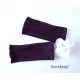 Damen Armstulpen Aubergine Pulswärmer Stretch *