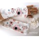 Damen Pulswärmer Armstulpen Stretch Weiß Rosa Hochzeit E*
