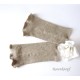 Damen Armstulpen Beige Pulswärmer Stretch *