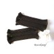 Damen Armstulpen Dunkelbraun Pulswärmer Upcycling Stretch *