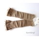 Damen Armstulpen Beige Pulswärmer Stretch *