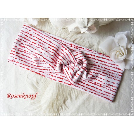 Haarband Stirnband Hellgrün Unikat Knoten Stirnband Jersey Turban Elastisch Paisley Geschenk  E+K
