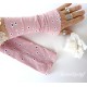 Damen Armstulpen Pulswärmer Rosa Hochzeit E*
