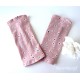 Damen Armstulpen Pulswärmer Rosa Hochzeit E*