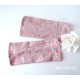 Damen Armstulpen Pulswärmer Rosa Hochzeit E*
