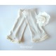 Armstulpen Damen Pulswärmer Ivory Hochzeit Stoff *