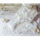 Brautstola Seide Ivory Spitze Perlen Schal Tuch Hochzeit